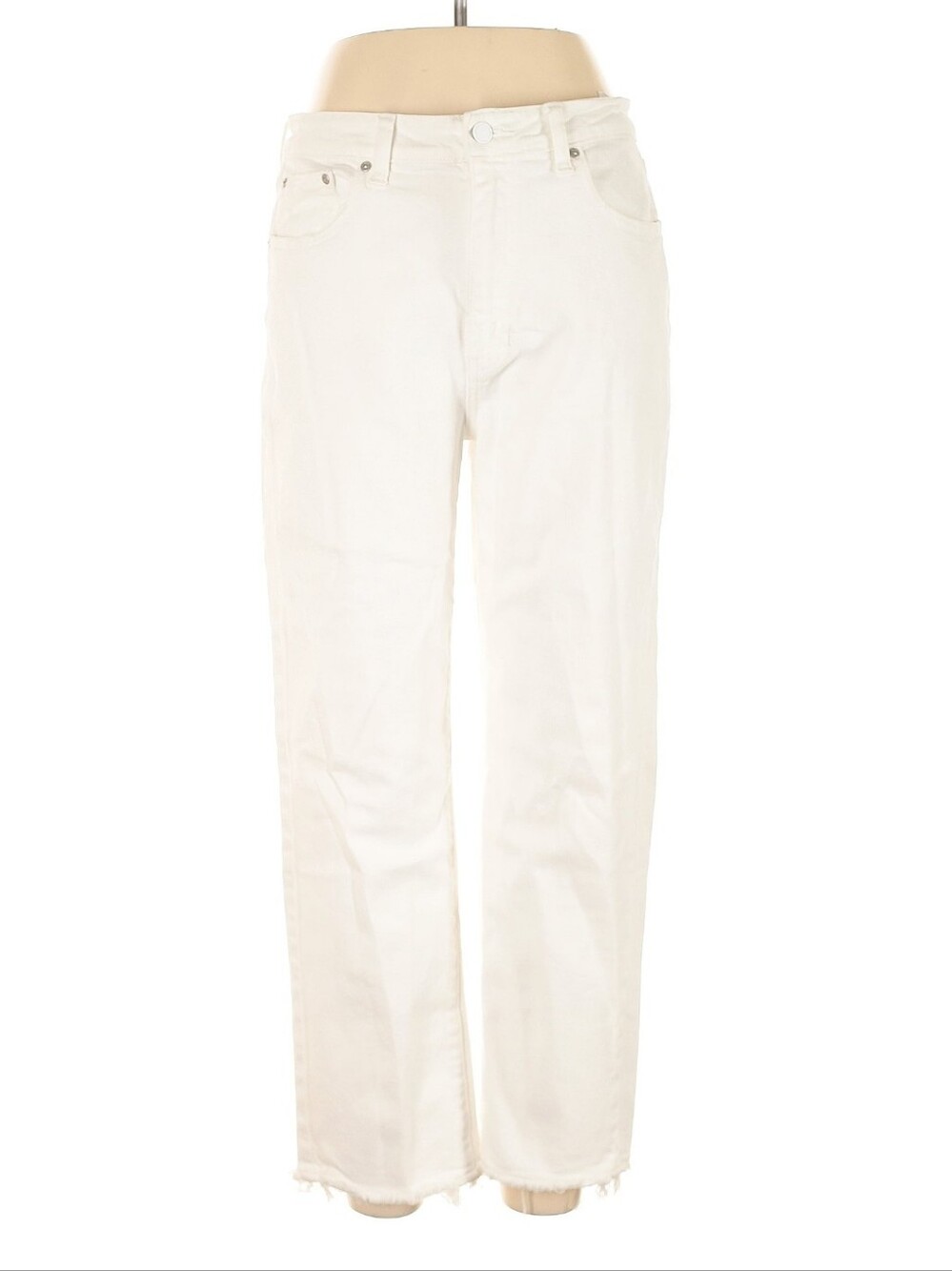 JBD Classic Straight-Leg White Women's Jeans Size 31